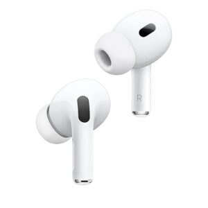 apple airpods pro (2nd generation) with magsafe case (usb‑c) ​​​​​​​(white)